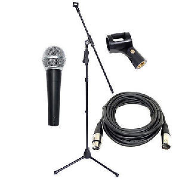 Vocal Microphone+Pro Trigger Mic Boom Stand+XLR Mic Cable+Clip Complete DP Stage #1 image