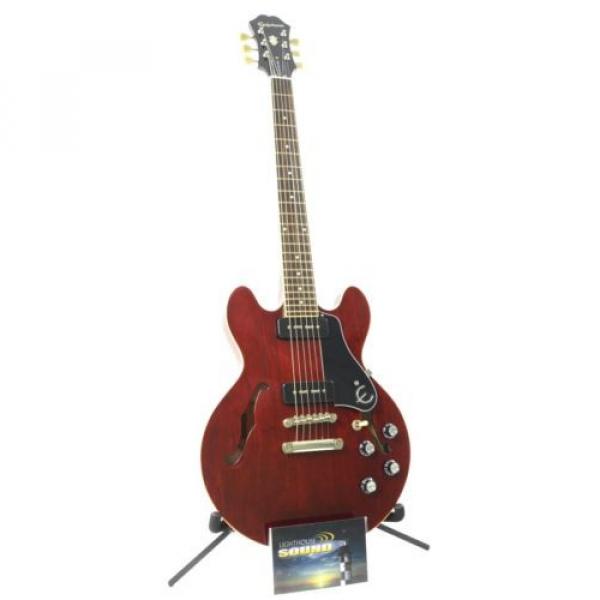 Epiphone ES-339 P90 PRO Semi-Hollowbody Electric Guitar - Cherry w/Epi Box #5 image