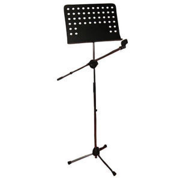 Pyle PMSM9 New Tripod Microphone Music Note Stand W/ Mic Boom Steel Construction #1 image