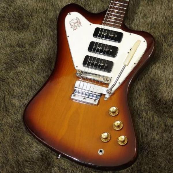 Gibson Firebird iii Non-Reverse Sunburst 1965 Used  w/ Hard case #1 image