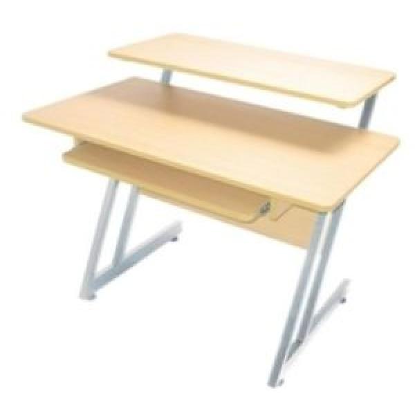 On-Stage Stands Wooden , Maple/Gray Steel Workstation WS7500MG NEW #1 image