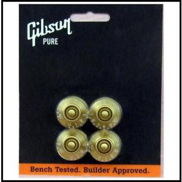Genuine Gibson Speed Knobs - 4 pack Replacement / Restoration Gold PRSK-020 #1 image