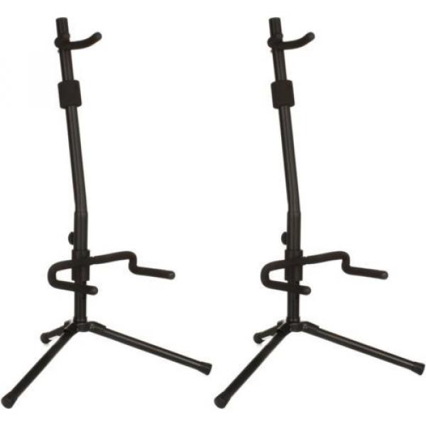 On-Stage Stands Push-Down, Spring-Up Locking Acoustic G... (2-pack) Value Bundle #1 image