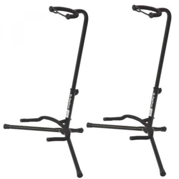 On Stage XCG4 Black Tripod Guitar Stand, 2 Pack #1 image