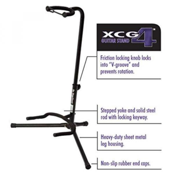 On Stage XCG4 Black Tripod Guitar Stand Single Stand #3 image