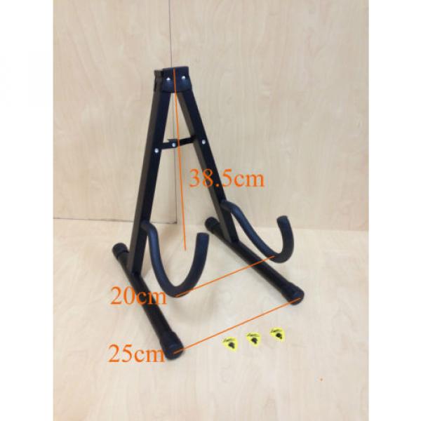 Brand New Two (x2) A-Frame Folding Guitar Stand, Banjo Stand + 3 Free Picks #2 image