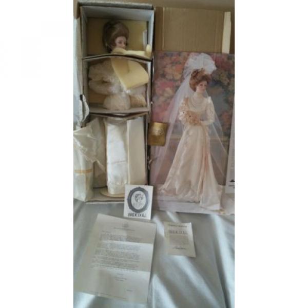 Franklin Heirloom Gibson Bride Doll NRFB!! SEE PHOTOS Accessories never removed! #1 image