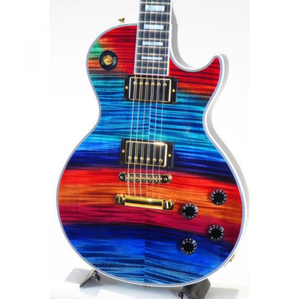 Gibson C/S Les Paul Custom 2016 Figured Aurora Borealis New Electric Guitar #1 image