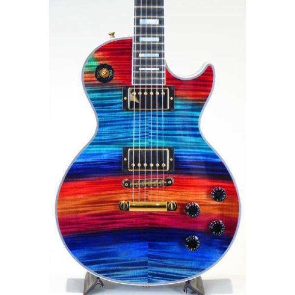 Gibson C/S Les Paul Custom 2016 Figured Aurora Borealis New Electric Guitar #2 image