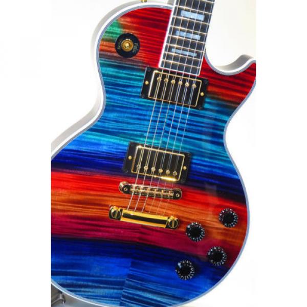 Gibson C/S Les Paul Custom 2016 Figured Aurora Borealis New Electric Guitar #3 image