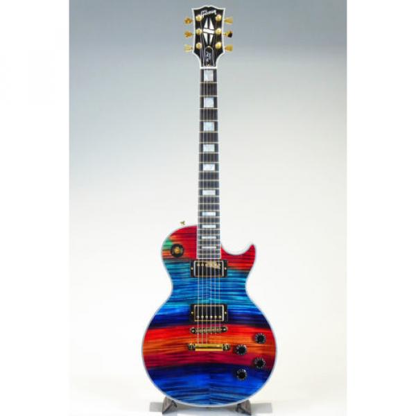 Gibson C/S Les Paul Custom 2016 Figured Aurora Borealis New Electric Guitar #4 image