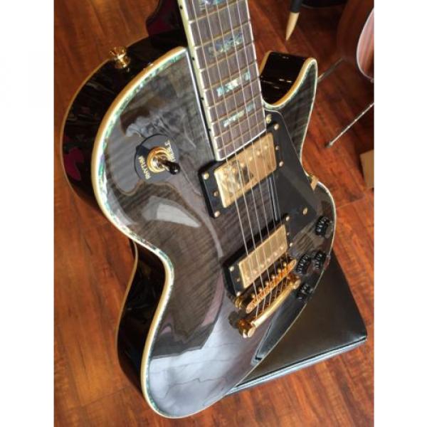 Wolf WLP 750T 2017 Transparent Black Electric Guitar #1 image