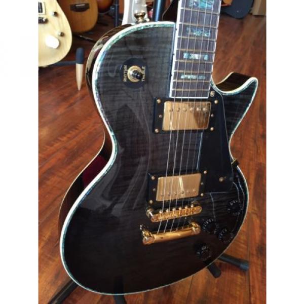 Wolf WLP 750T 2017 Transparent Black Electric Guitar #4 image
