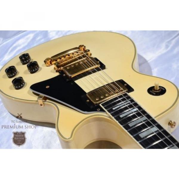 Gibson 1984 Les Paul Custom Parl White Used Guitar Free Shipping #g2150 #5 image