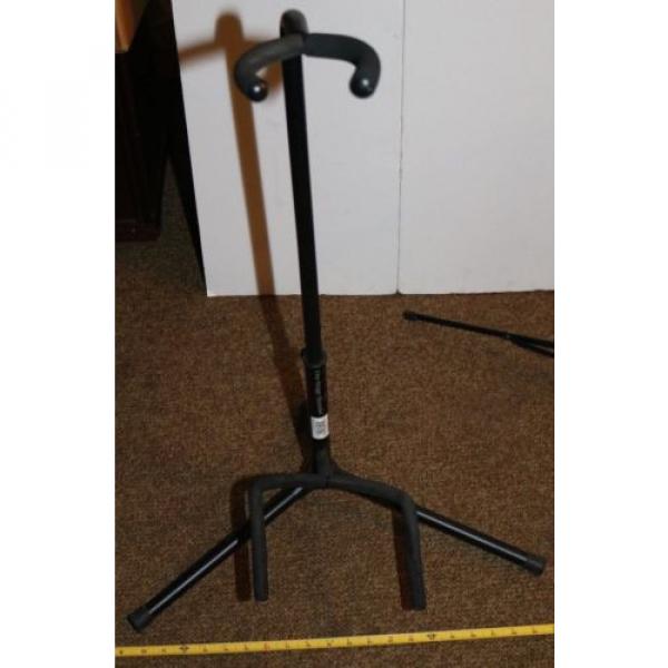 LOT OF 3- USED MUSICAL ITEMS- 2 GUITAR STANDS &amp; 1 SHEET MUSIC STAND ALL TOP QUAL #3 image