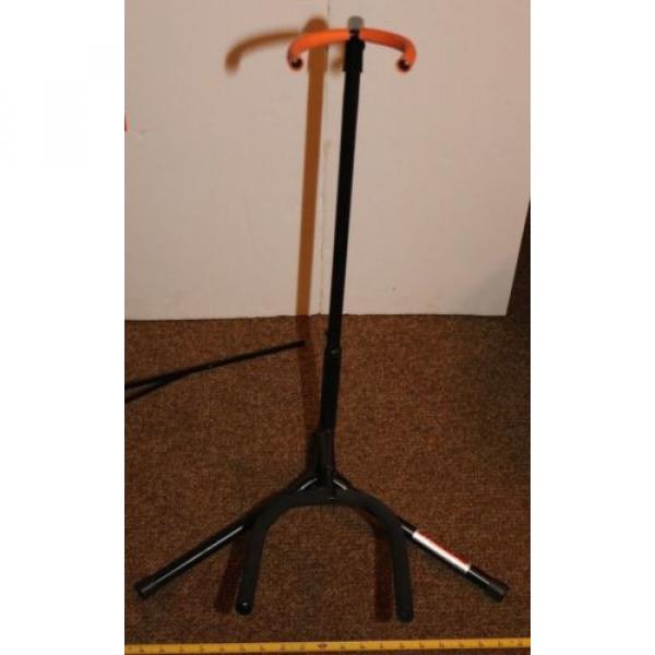 LOT OF 3- USED MUSICAL ITEMS- 2 GUITAR STANDS &amp; 1 SHEET MUSIC STAND ALL TOP QUAL #5 image