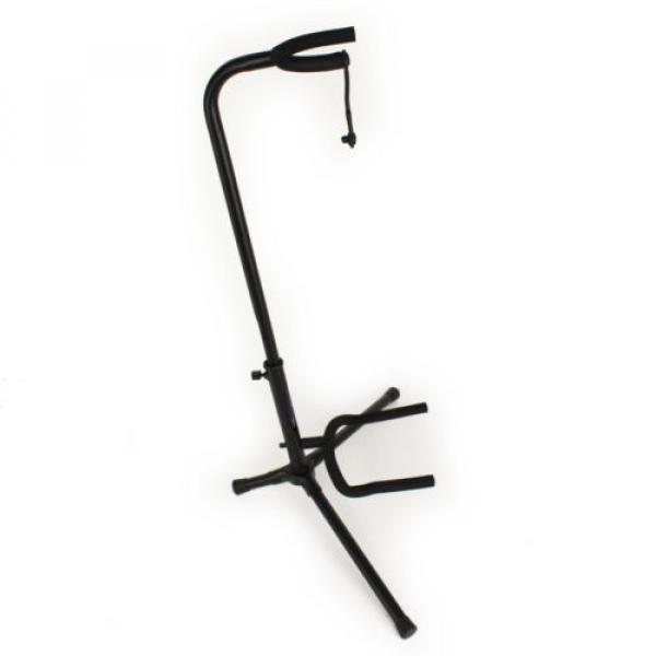 Brand New On Stage XCG-4 Guitar Stand Electric &amp; Acoustic Nitro Lacquer Safe #3 image