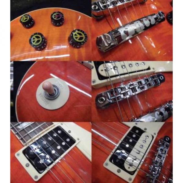 Used Gibson Les Paul Peace Peaceful Orange used Gibson Les Paul piece mark #4 image