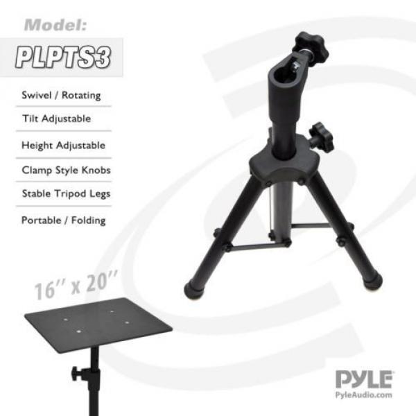 Pyle Laptop Projector Stand Heavy Duty Tripod Height Adjustable 28&#034; To 41&#034; Fo... #1 image