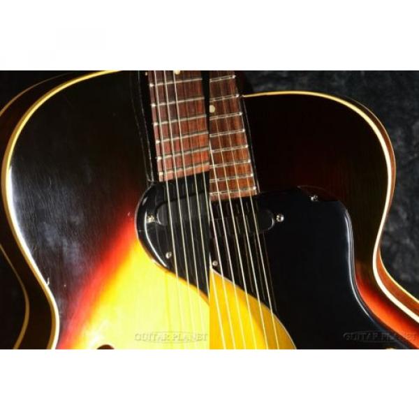Gibson 1963 ES-120T Sunburst Used  w/ Hard case #4 image