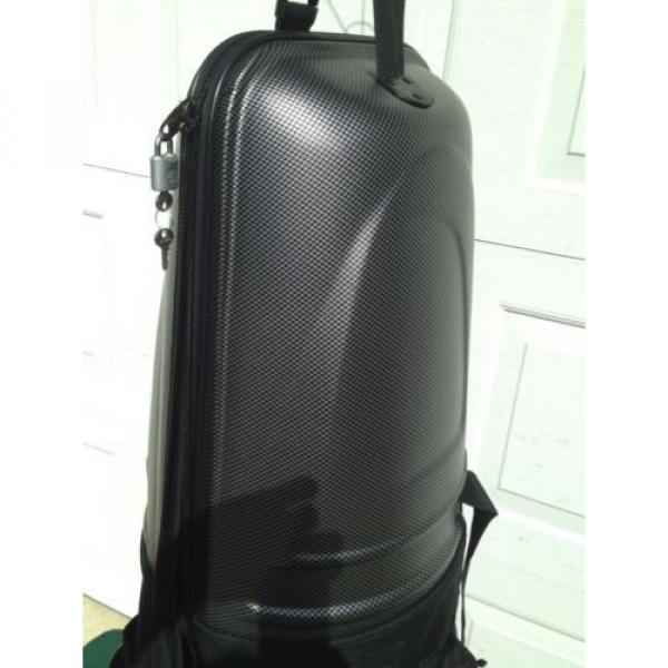 BAGBOY locking nylon golf bag, carbon fiber style protects club heads skb case #2 image
