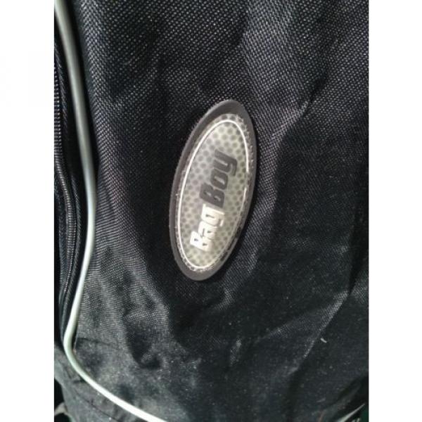 BAGBOY locking nylon golf bag, carbon fiber style protects club heads skb case #3 image