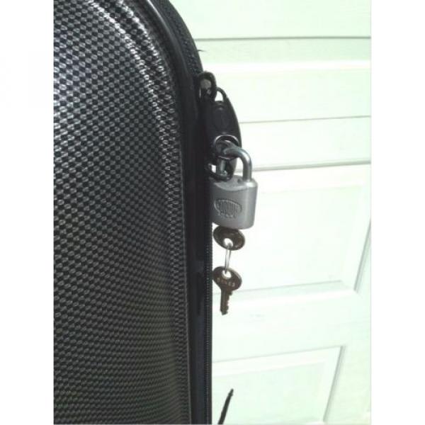 BAGBOY locking nylon golf bag, carbon fiber style protects club heads skb case #4 image