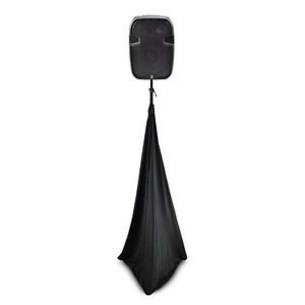 NEW Pyle PSCRIM3B Universal Speaker/Light Stand Scrim - 3 Sided (Black) #1 image