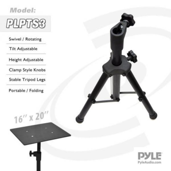 Pyle Pro PLPTS3 Adjustable Tripod Laptop Projector Stand, 28&#034; To 41&#034; #4 image