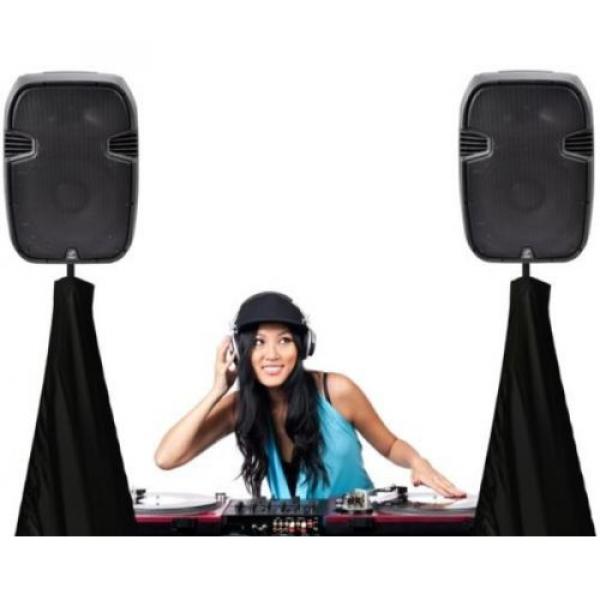 Pyle Pro 2-Sided DJ Speaker/Light Stand Scrim #2 image