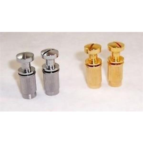 2 X ELECTRIC GUITAR STOP BAR TAILPIECE ANCHORS FOR GIBSON TAILPIECES ETC / CR/GD #1 image