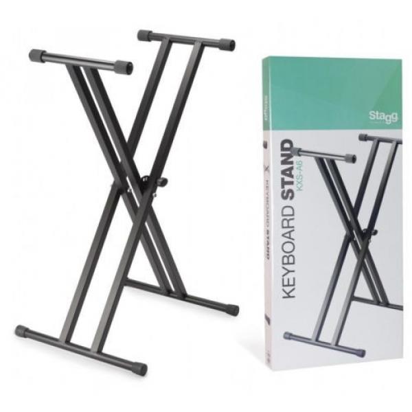 Stagg KXS-A6 Double Braced X Frame Keyboard Stand #3 image