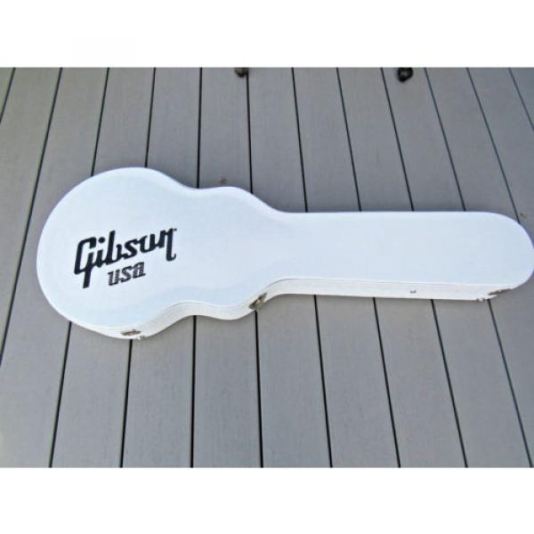 New White Gibson USA Les Paul Standard Custom Junior Jr LE HardShell Guitar Case #2 image
