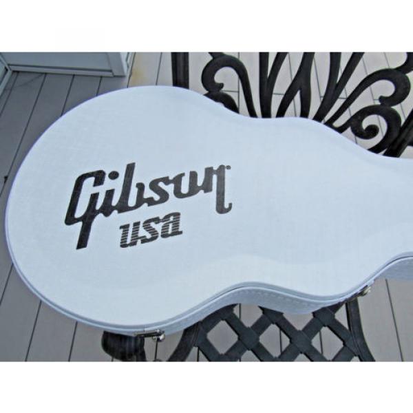 New White Gibson USA Les Paul Standard Custom Junior Jr LE HardShell Guitar Case #3 image