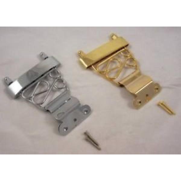 SHORT GUITAR TRAPEZE TAILPIECE WIRED FRAME / CR/GD #1 image