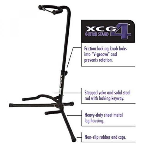 On Stage XCG4 Black Tripod Guitar Stand 2 Pack Two-Pack #2 image