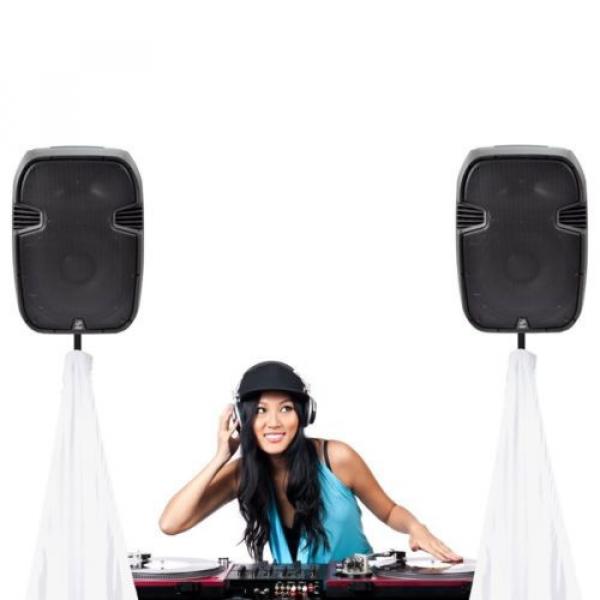 Pyle PSCRIMW2 DJ Speaker / Light Stand Scrim, Universal Compatibility &amp; for 2 #5 image