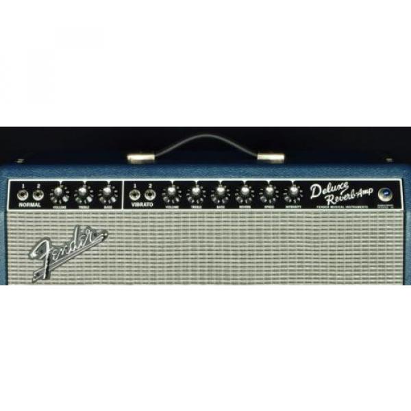 New! Fender Limited Edition &#039;65 Deluxe Reverb 22-Watt Tube Guitar Amp Navy Blue #4 image