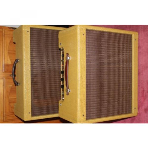 5E3 Tweed Deluxe Replica Combo. Handwired Guitar Amp, Alnico Blue Speaker.. #5 image