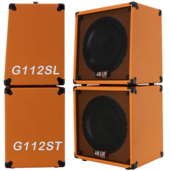 1X12 Guitar Speaker Empty Extension cabinet Orange Tolex G1X12ST-BOTLX 440LIVE #4 image