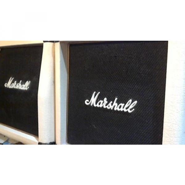 MARSHALL  &#039;87 U.K. MADE WHITE MINI STACK W/G10 GREENBACK&amp;VINTAGE &#039;SEE VIDEO&#039; #3 image