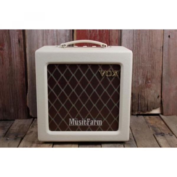 Vox AC4TV Electric Guitar Combo Amplifier 4 Watt 1 x 10 Tube Practice Amp Cream #1 image