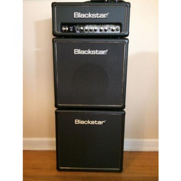 Blackstar HT-5 guitar tube amp and 2   HT110  speaker cabs Full Stack Excellent #1 image