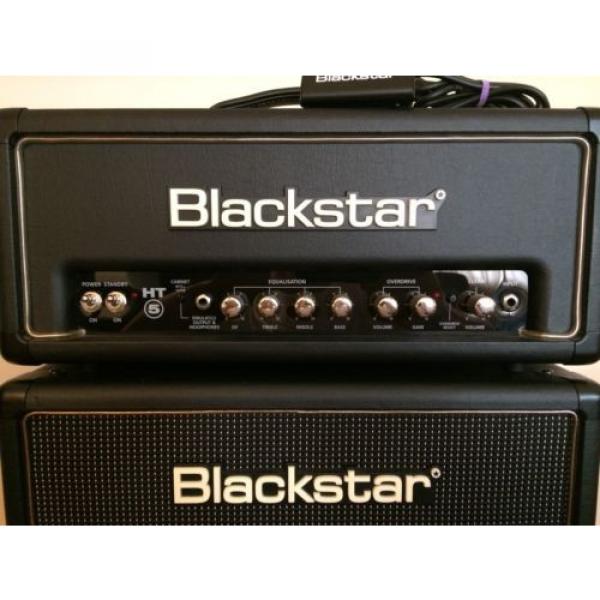 Blackstar HT-5 guitar tube amp and 2   HT110  speaker cabs Full Stack Excellent #2 image