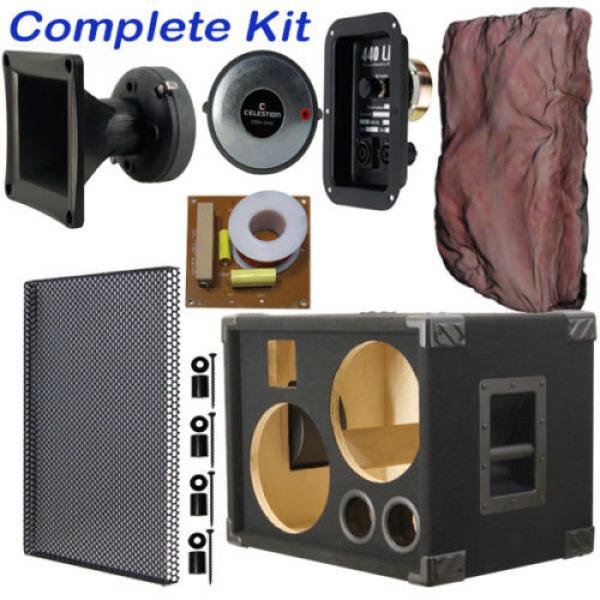 2X10 Bass Guitar Speaker Cabinet Empty, Black Carpet BG2X10HT #3 image