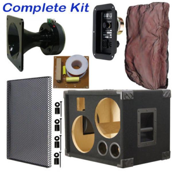 2X10 Bass Guitar Speaker Cabinet Empty, Black Carpet BG2X10HT #4 image