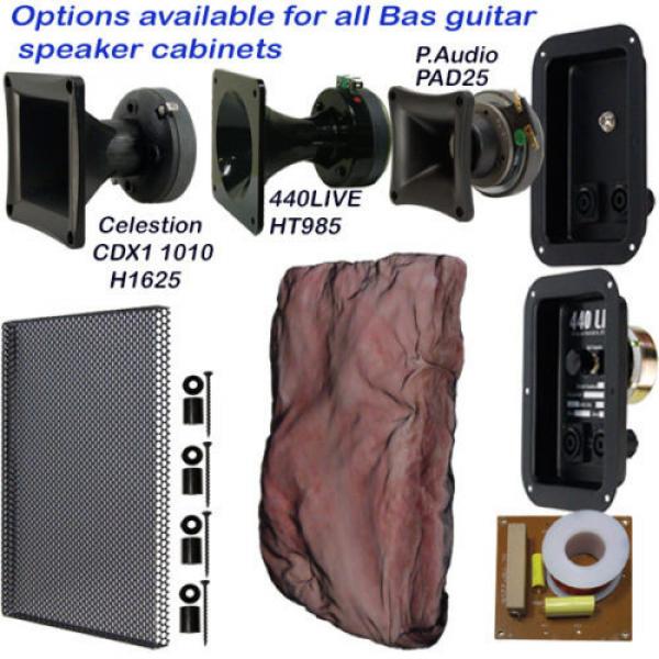 2X10 Bass Guitar Speaker Cabinet Empty, Black Carpet BG2X10HT #5 image