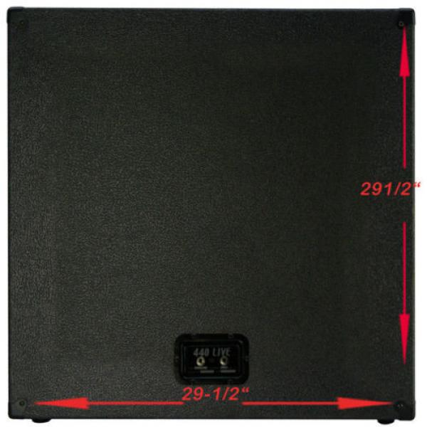 4x12 Guitar Speaker Extension Cabinet w/G12K100 Celestion Speakers C Black tolex #2 image