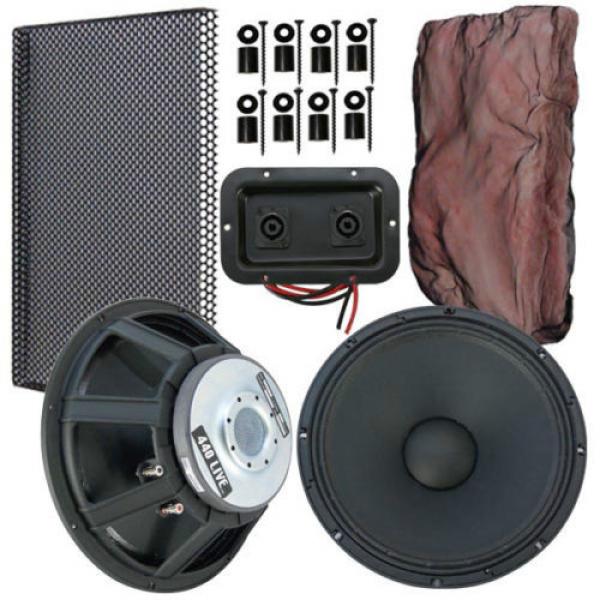 1X15 Bass Guitar Speaker Cabinet 400W 8 Ohms Black Carpet  440LIVE #3 image