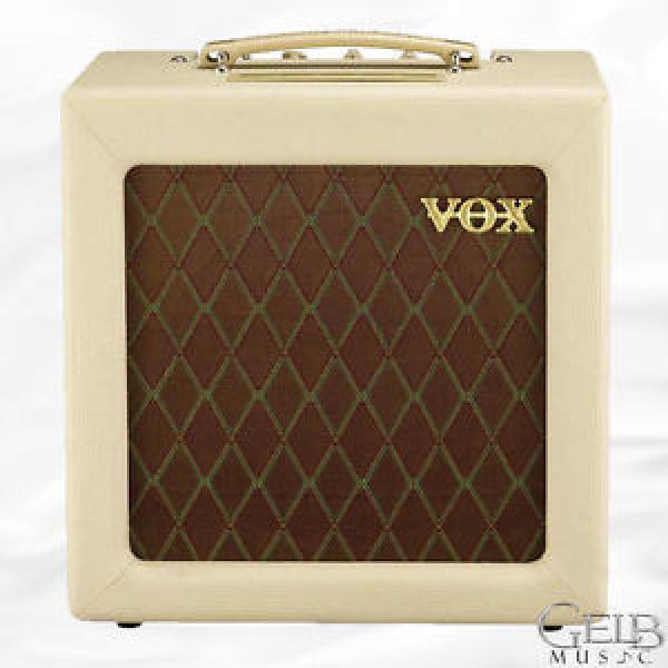 VOX 4W 1x10 Tube Guitar Combo Amp in Cream - AC4TV #1 image